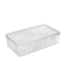 " Gamma" Органайзер для хранения ниток ОМ- 042/ 1 пластик 23. 5 x 13. 5 x 6. 5 см розовый\ прозрачный