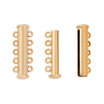 " Zlatka" Замок- слайдер магнитный FMK- M08 10 х 30 мм 1 шт 02 под золото