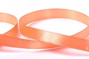 Лента атласная 12 мм ( 1/2 ") "Gamma" №024 бл.оранжевый 33 метра