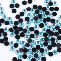 Страз клеевой " Zlatka" RS/ 144 SS10 2. 7 - 2. 9 мм акрил 144 шт в пакете с еврослотом 102 бирюзовый ( aqua bohemica) 